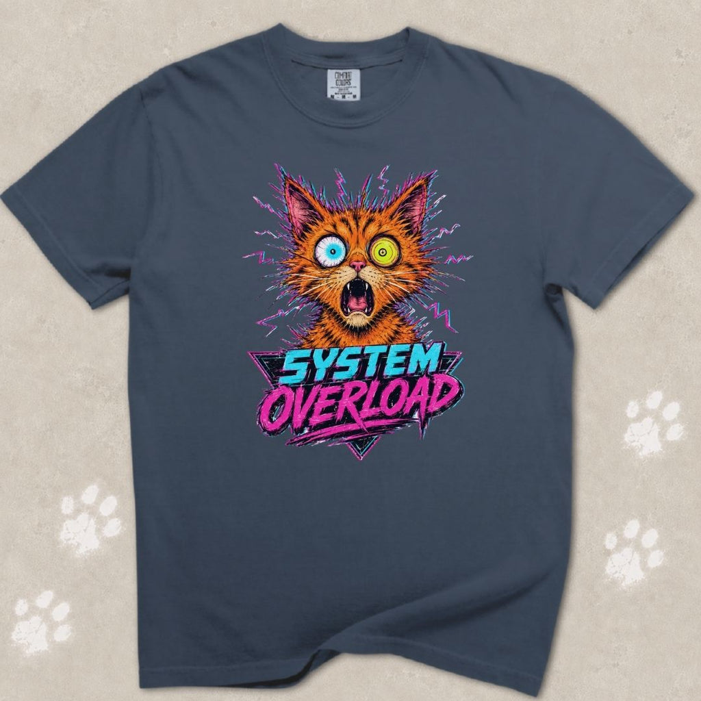 System Overload Cat T-Shirt