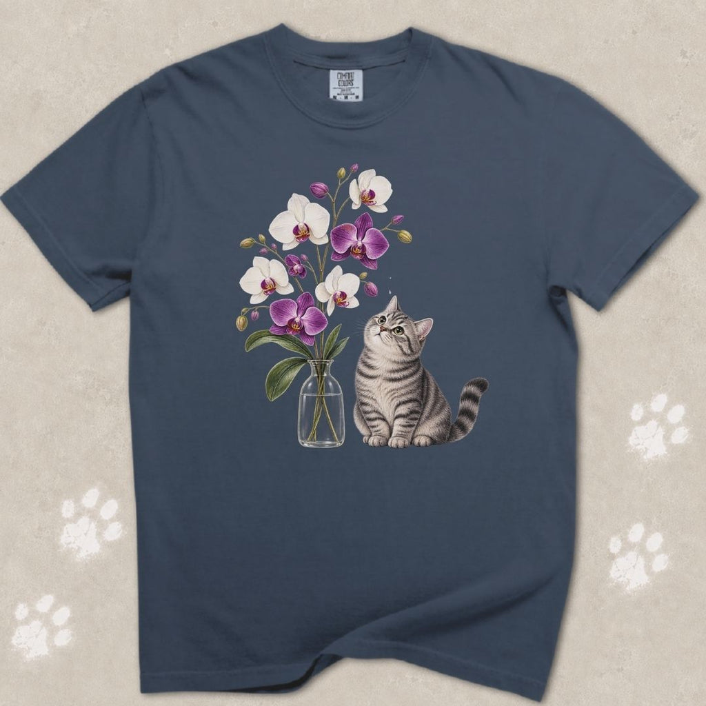 Whispers of Orchid Cat T-Shirt