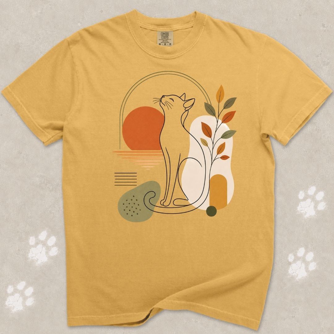 Peaceful Evening Cat T-Shirt
