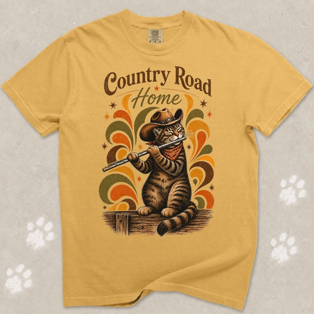 Country Road Cat T-Shirt
