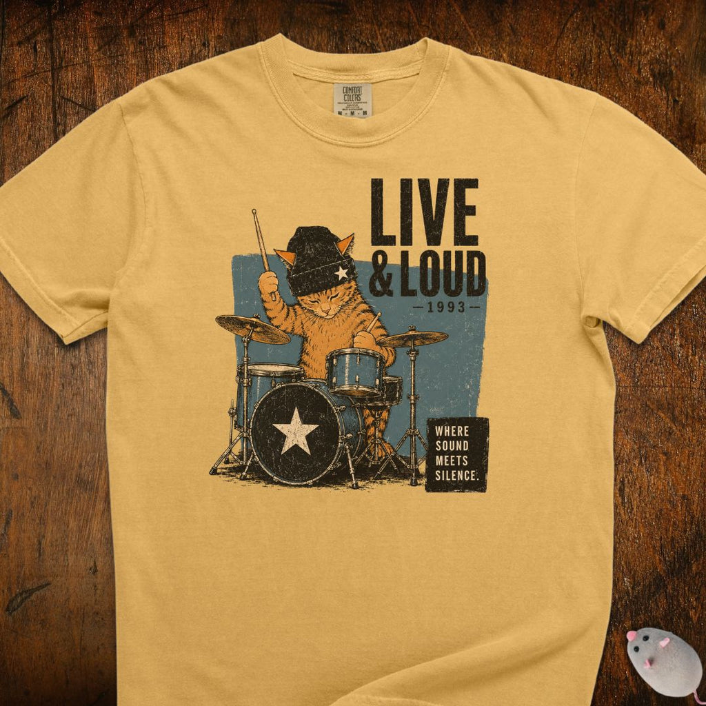 Live & Loud 1993 Cat T-Shirt