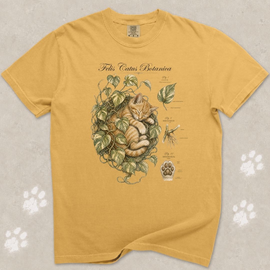 Felis Catus Botanica Kitten T-Shirt