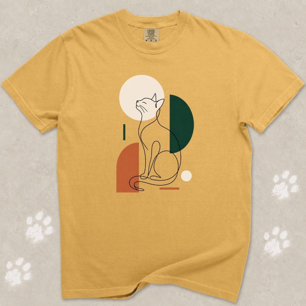 Serene Cat Silhouette T-Shirt