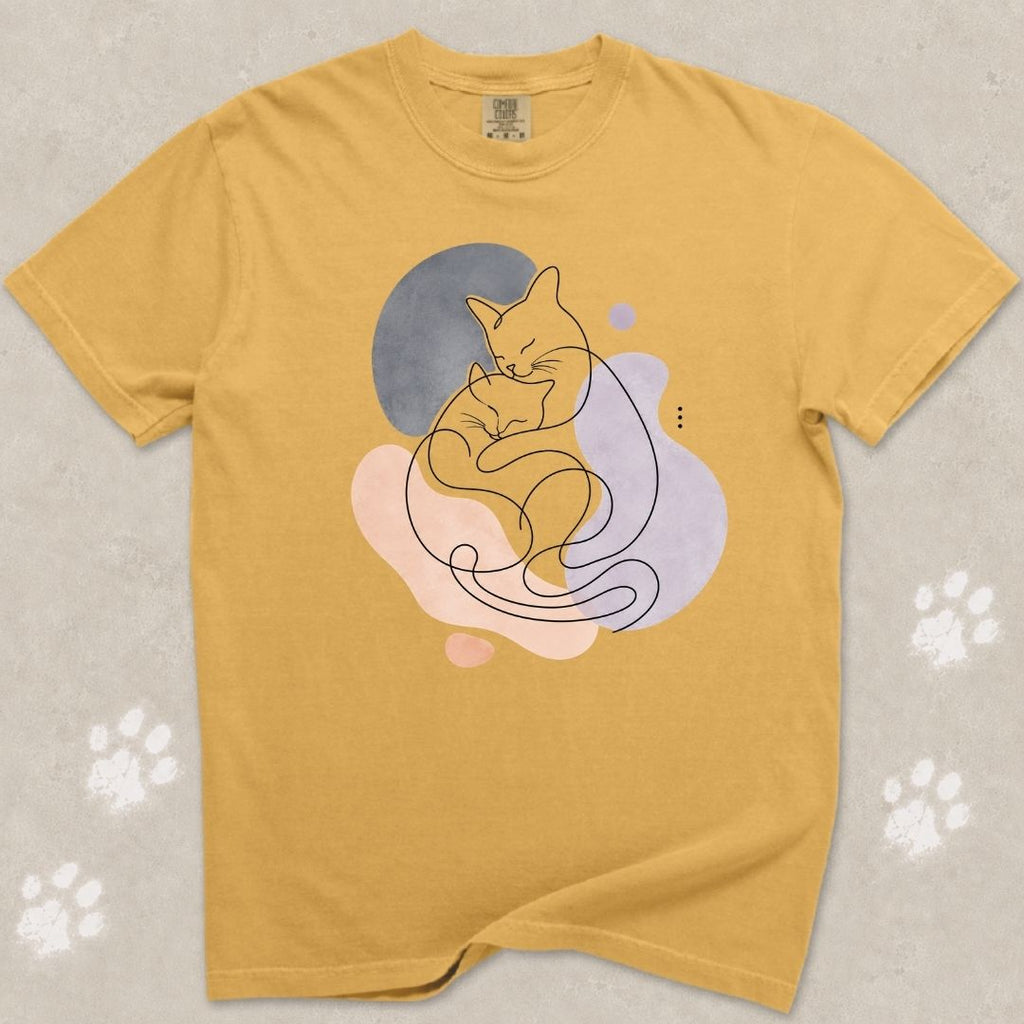 Mother Love Cat Silhouette T-Shirt