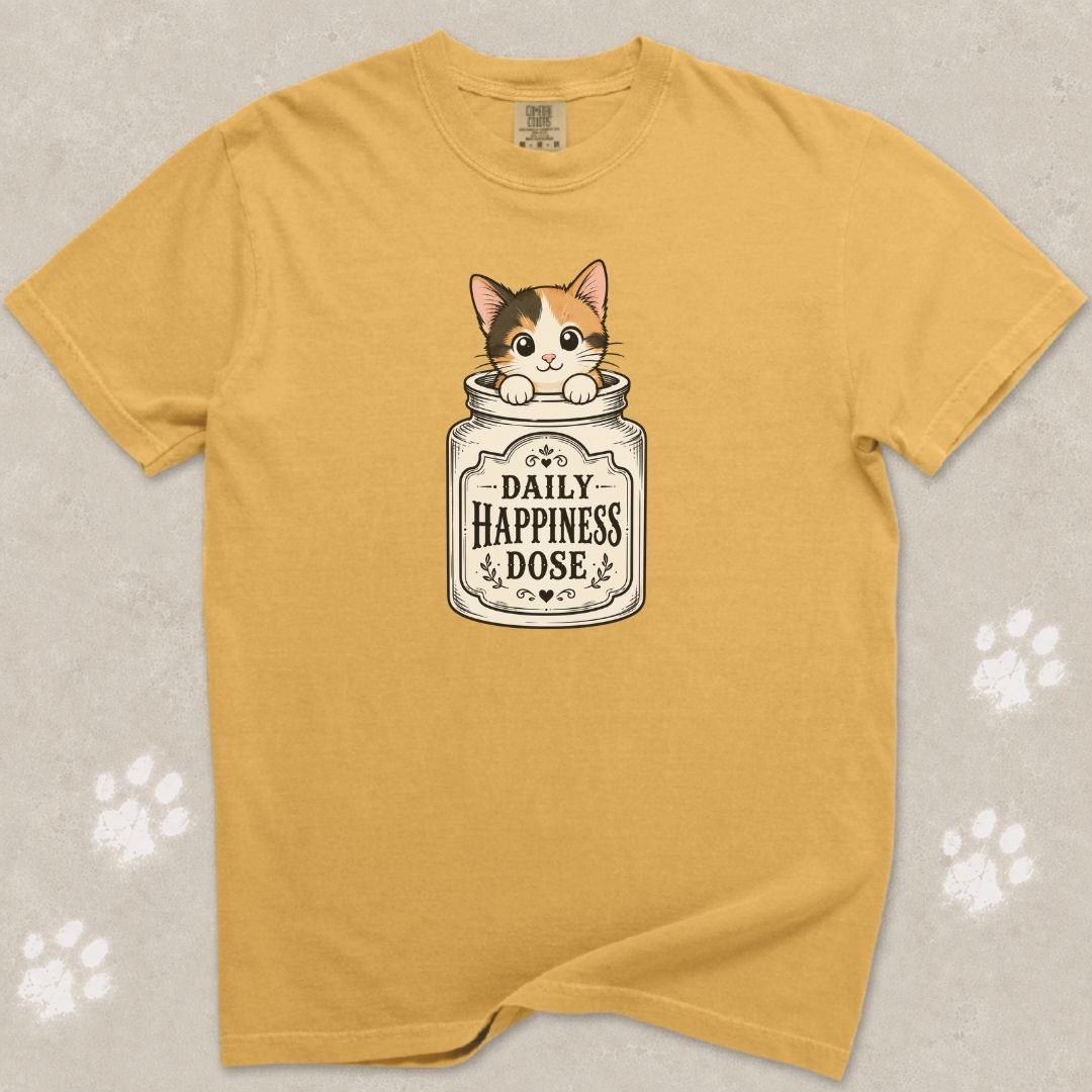 Daily Happiness Calico T-Shirt