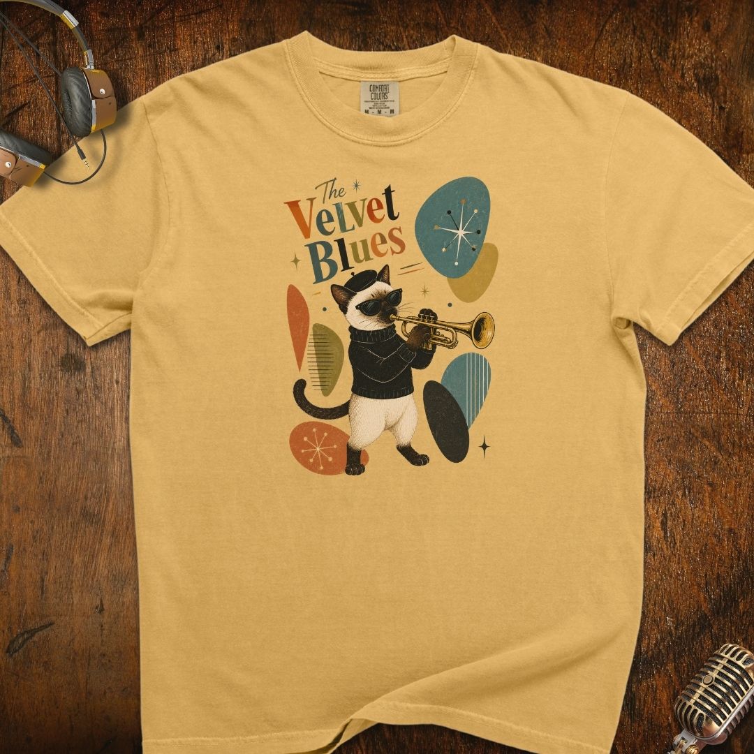 The Velvet Blues Cat T-Shirt