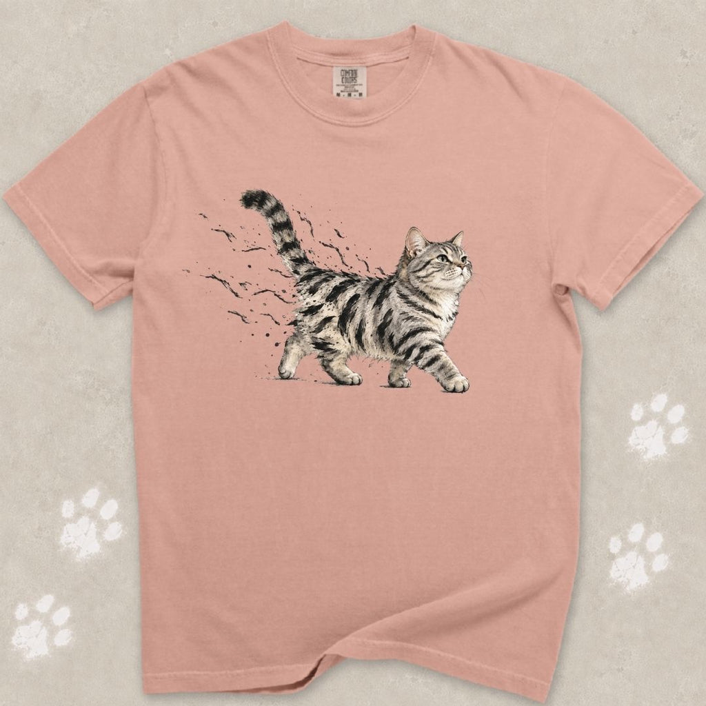 Ink In Motion Cat T-Shirt
