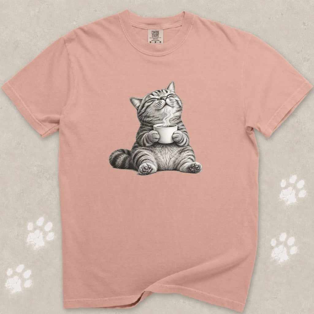 Sip, Purr, Repeat Cat T-Shirt