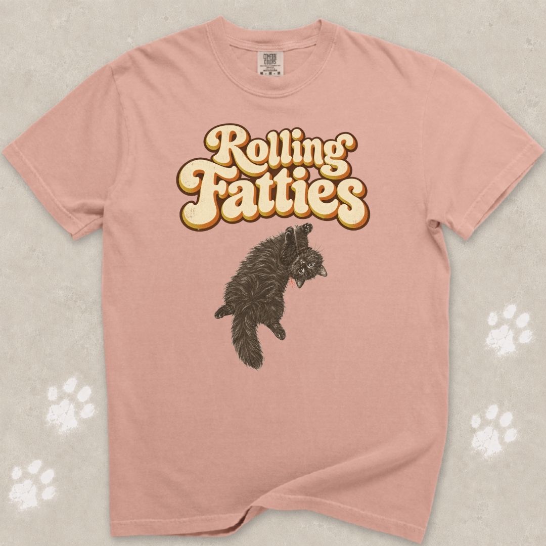 Rolling Fatties Cat T-Shirt