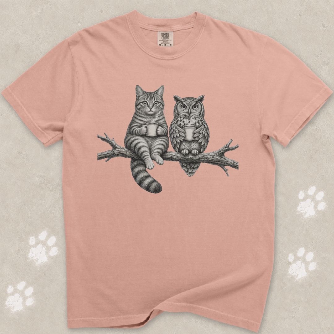 Hoot & Purr Cat T-Shirt