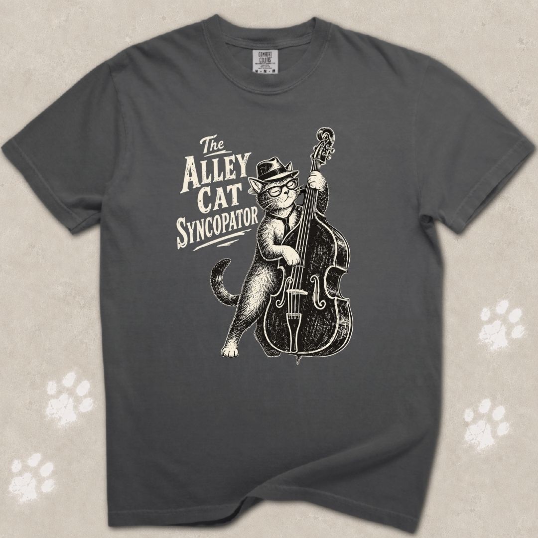 The Alley Cat Syncopator Cat T-Shirt