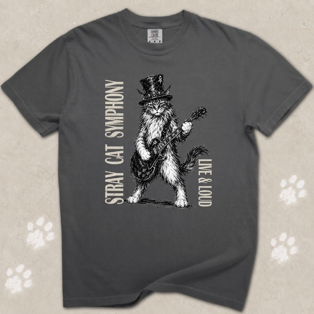 Stray Cat Symphony Cat T-Shirt