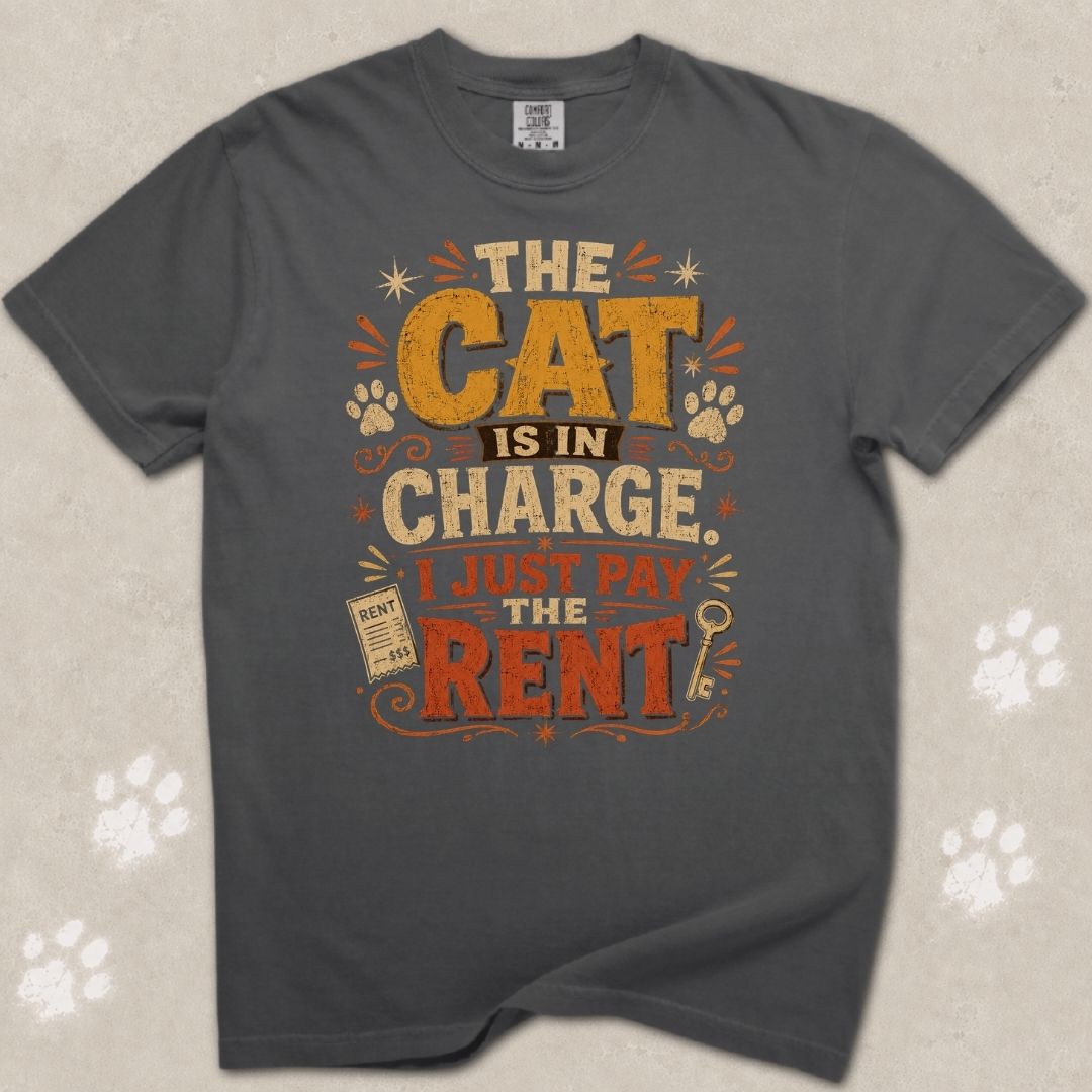 The Cat Is in Charge T-Shirt