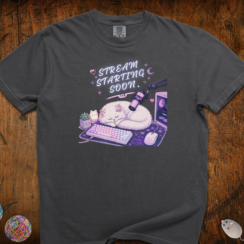Stream Starting Soon Cat T-Shirt