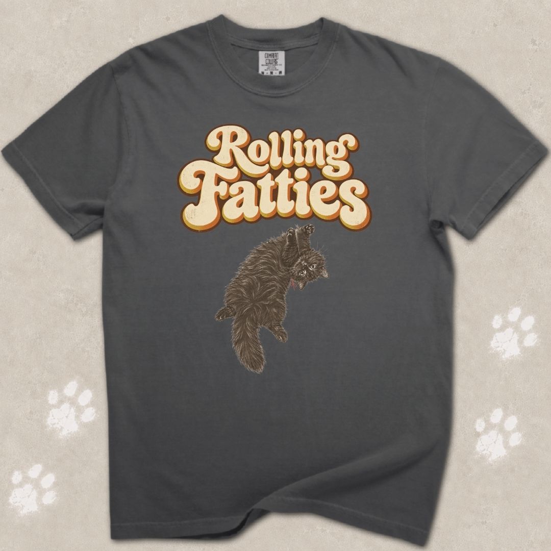 Rolling Fatties Cat T-Shirt