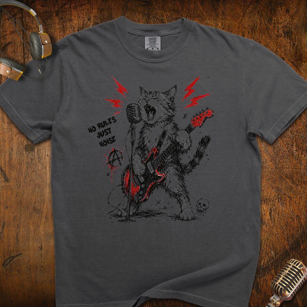 No Rules Just Noise Cat T-Shirt