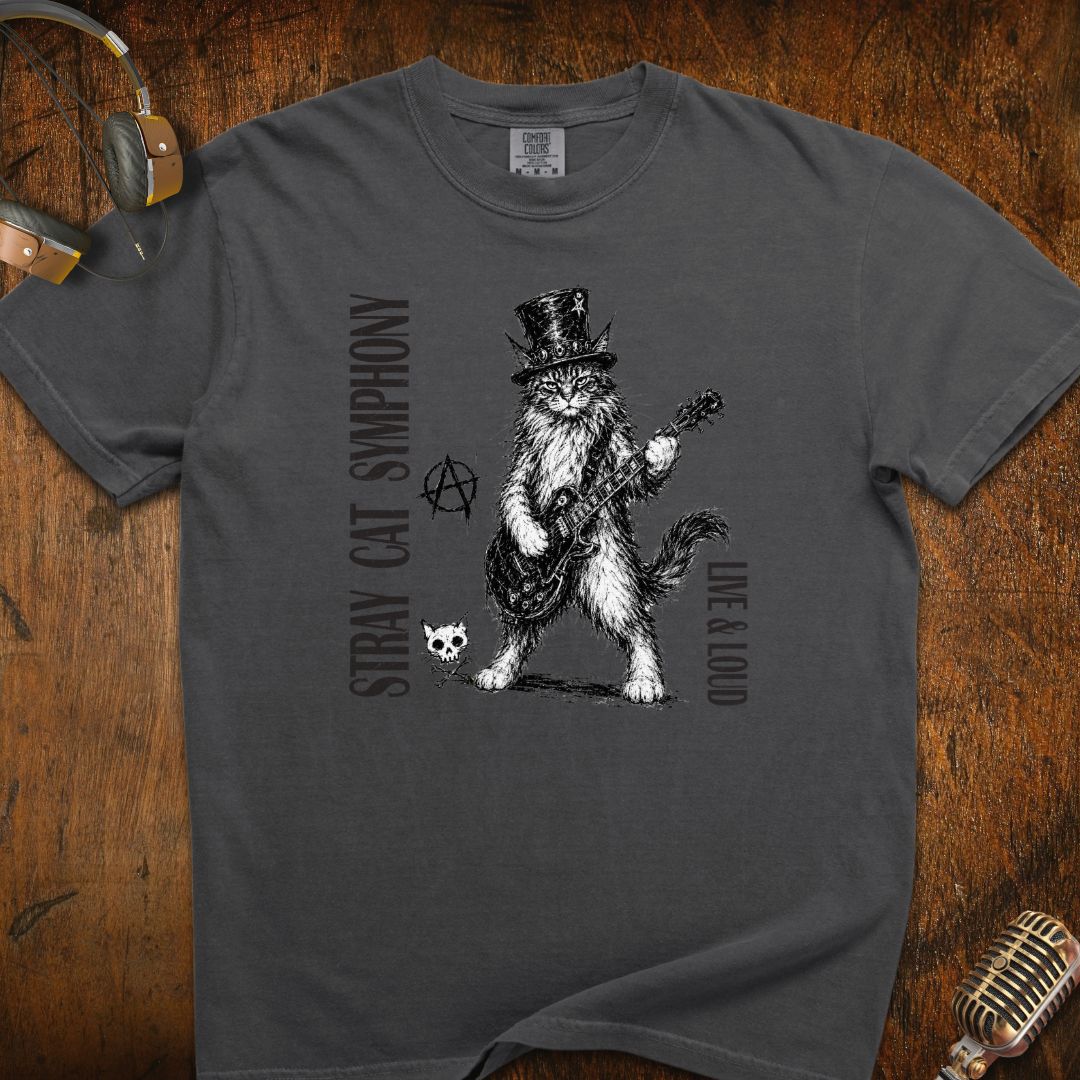 Stray Cat Symphony Cat T-Shirt