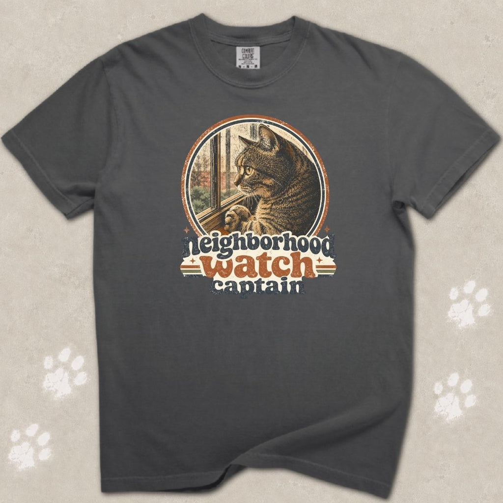 Neighborhood Watch Cat T-Shirt