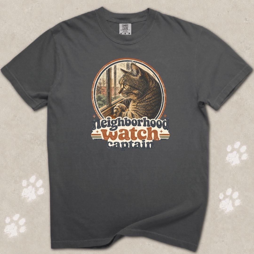 Neighborhood Watch Cat T-Shirt