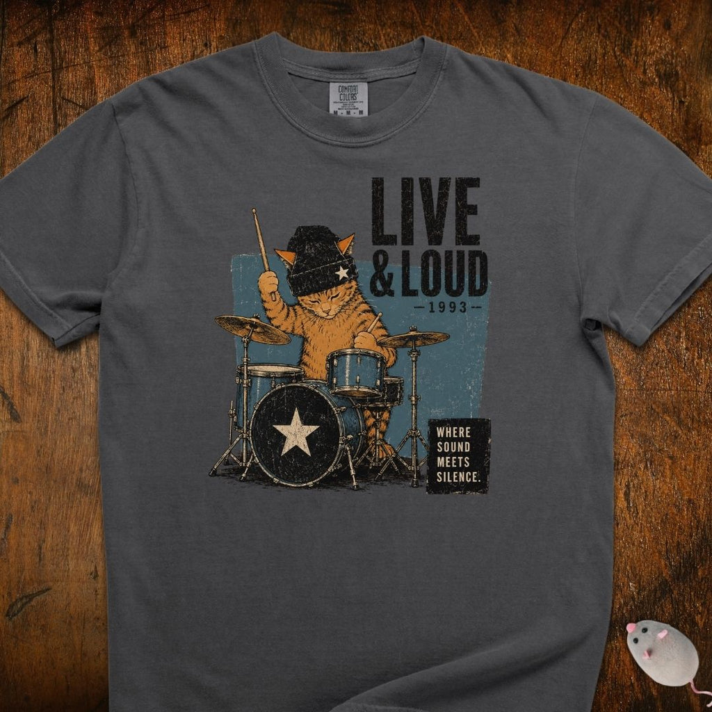 Live & Loud 1993 Cat T-Shirt