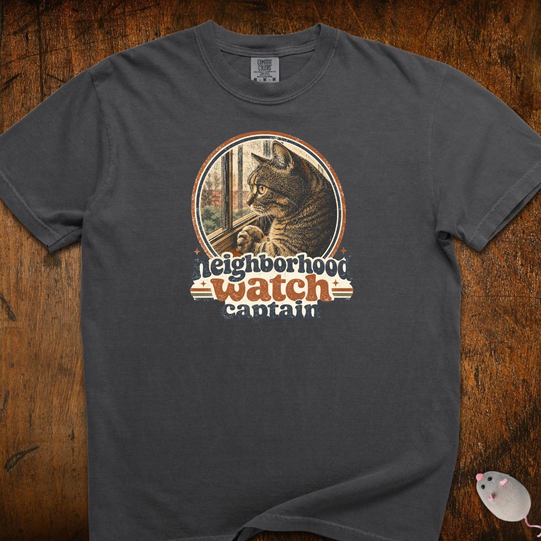 Neighborhood Watch Cat T-Shirt
