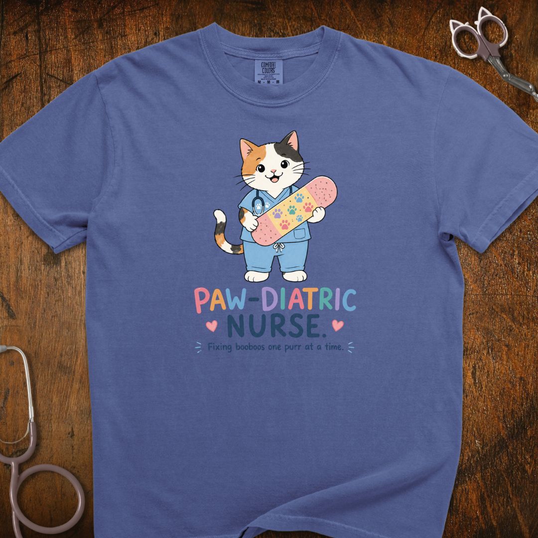Pediatric Nurse Cat T-Shirt
