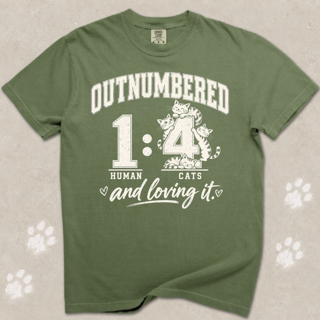 Outnumbered Cat T-Shirt