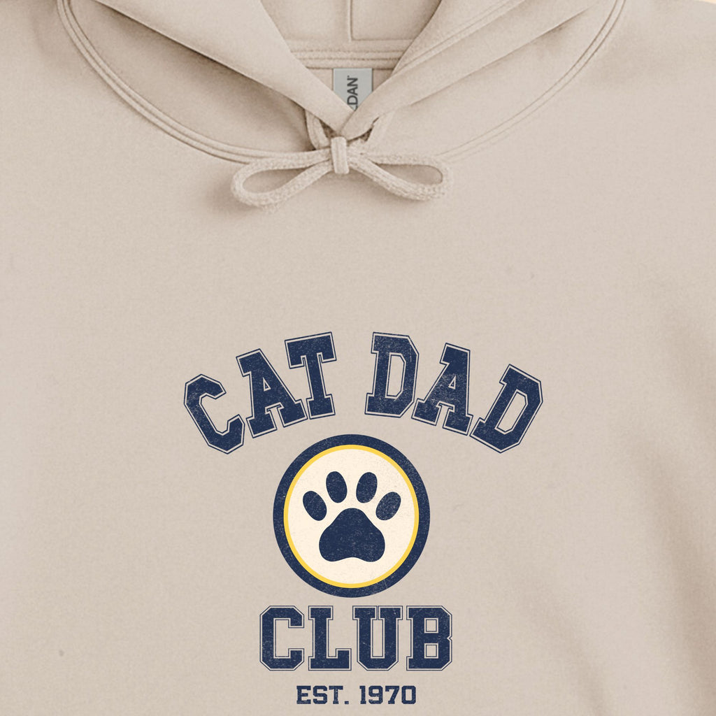 Cat Dad Club hoodie | Cozy Retro Cat Lover Sweatshirt