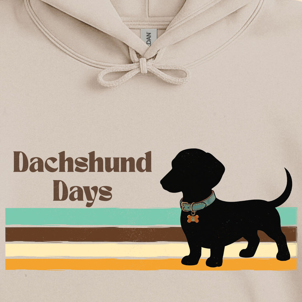 Retro Dachshund Dog Lover Hoodie