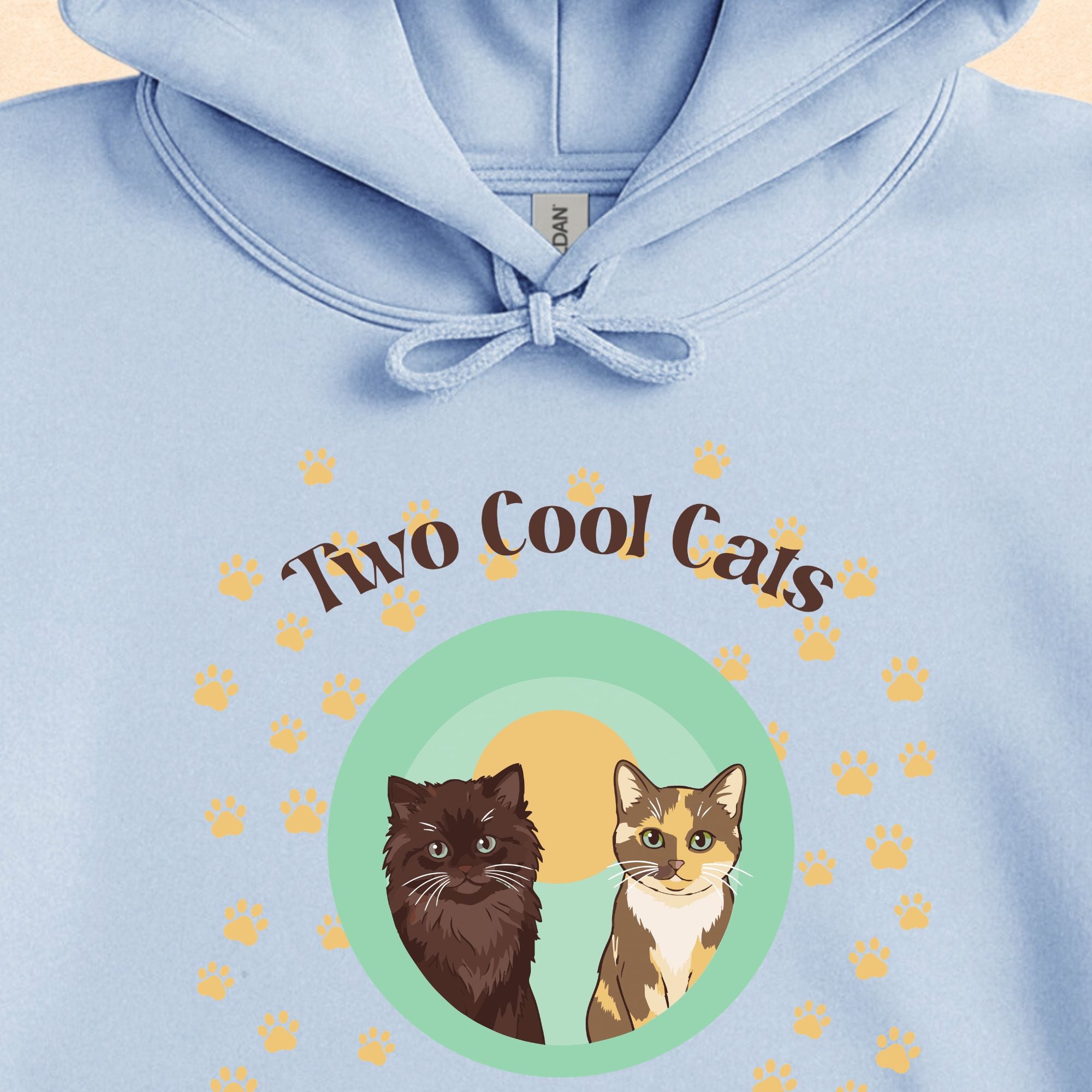 Two Cool Cats Hoodie