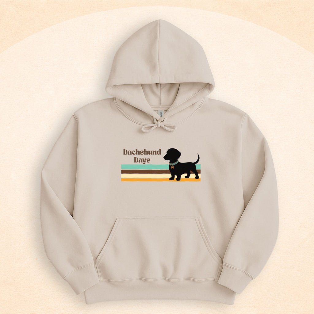 Retro Dachshund Dog Lover Hoodie
