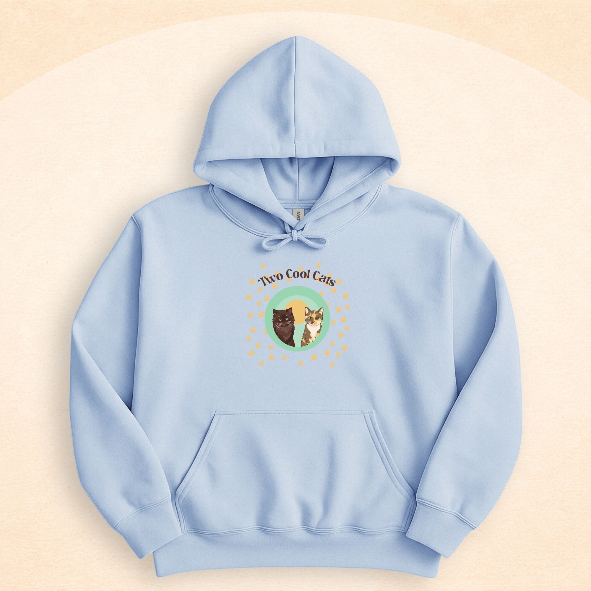 Two Cool Cats Hoodie