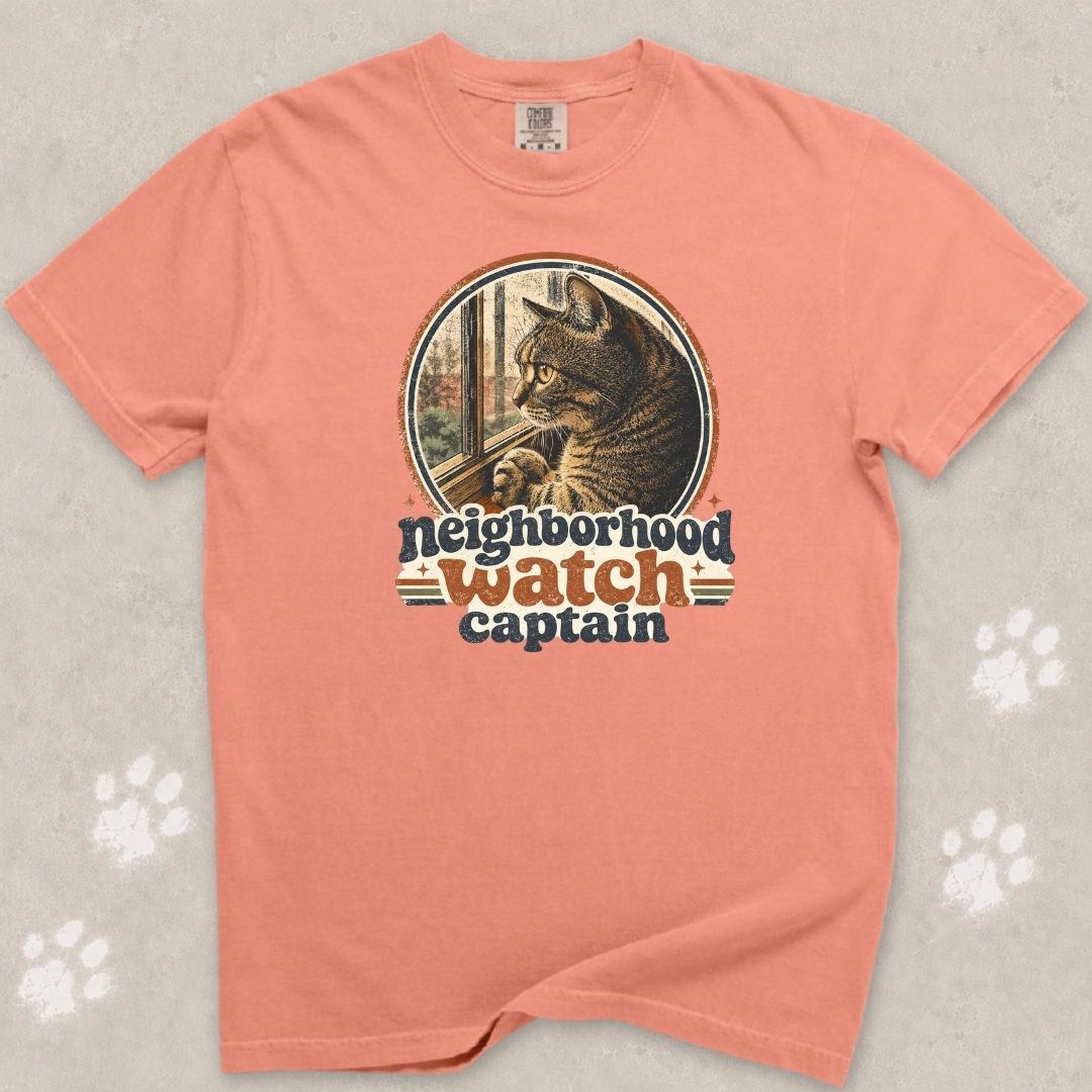 Neighborhood Watch Cat T-Shirt