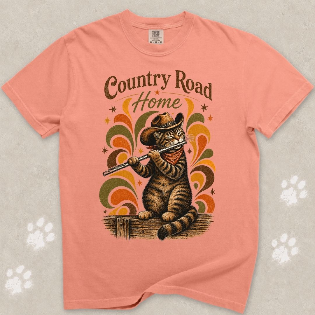 Country Road Cat T-Shirt