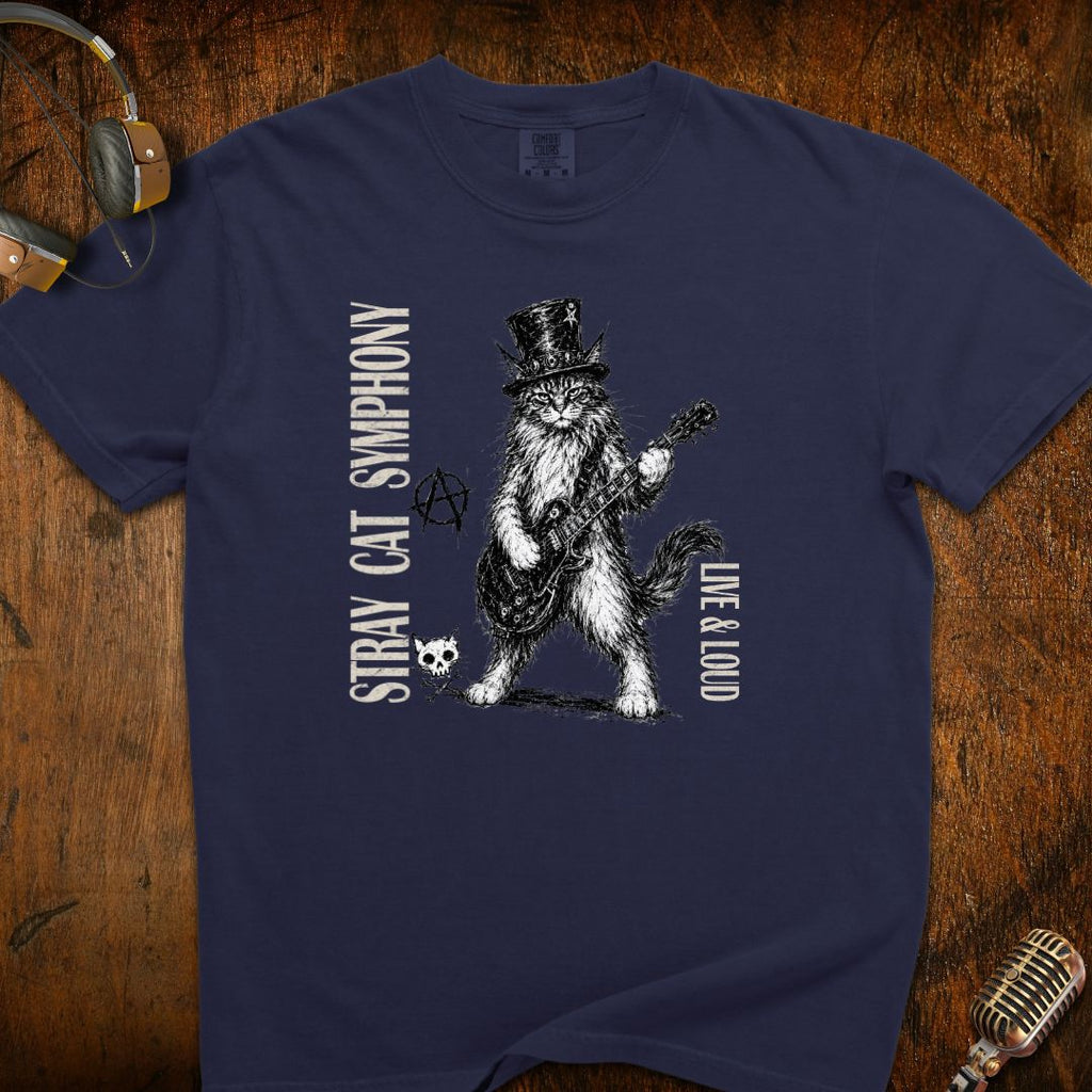 Stray Cat Symphony Cat T-Shirt