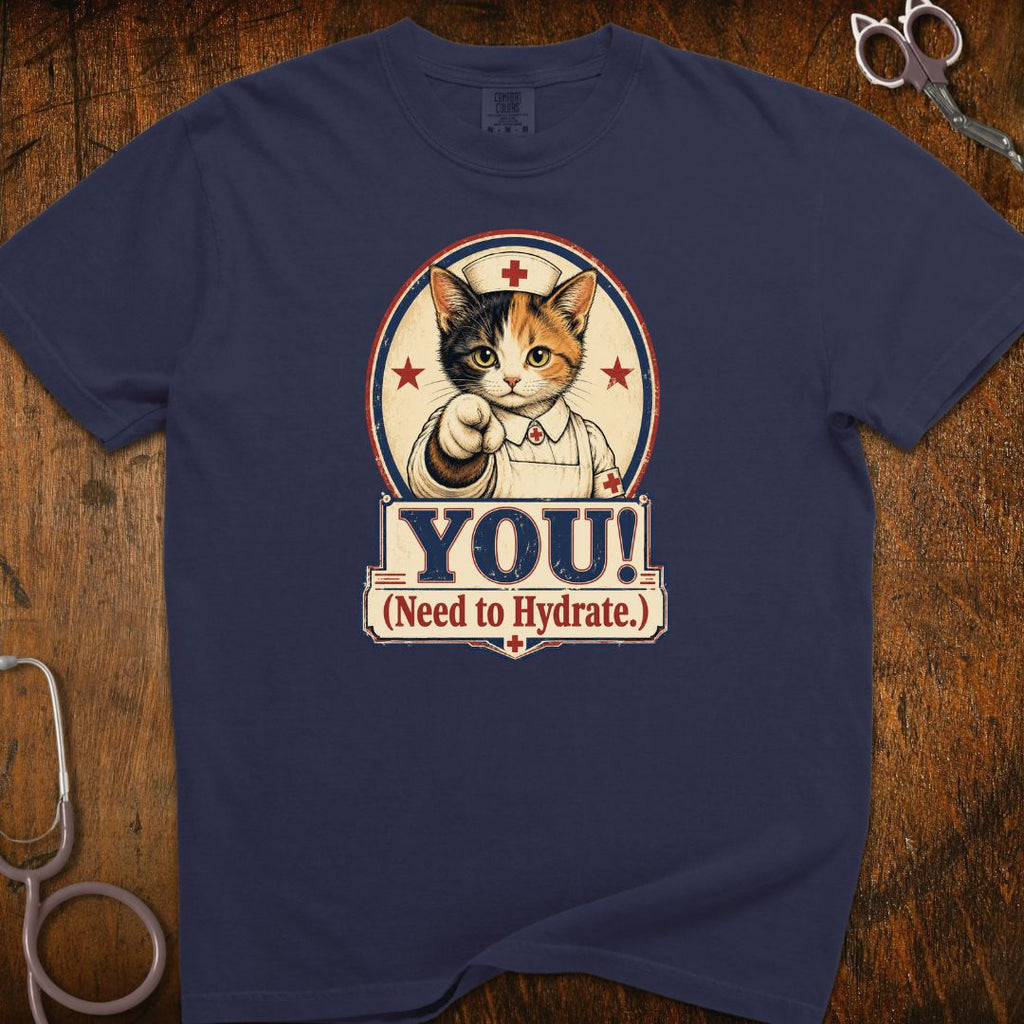 You Need To Hydrate Cat T-Shirt