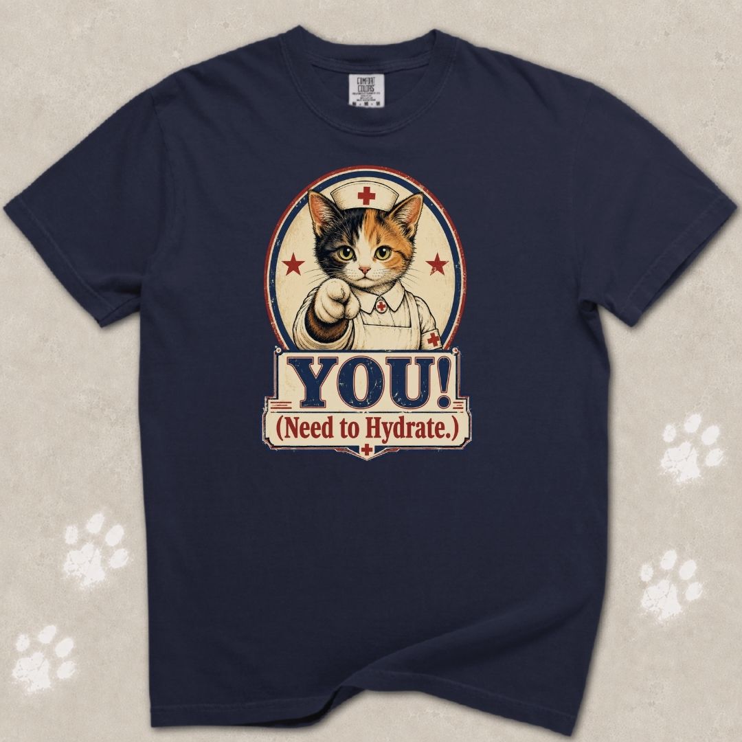 You Need To Hydrate Cat T-Shirt