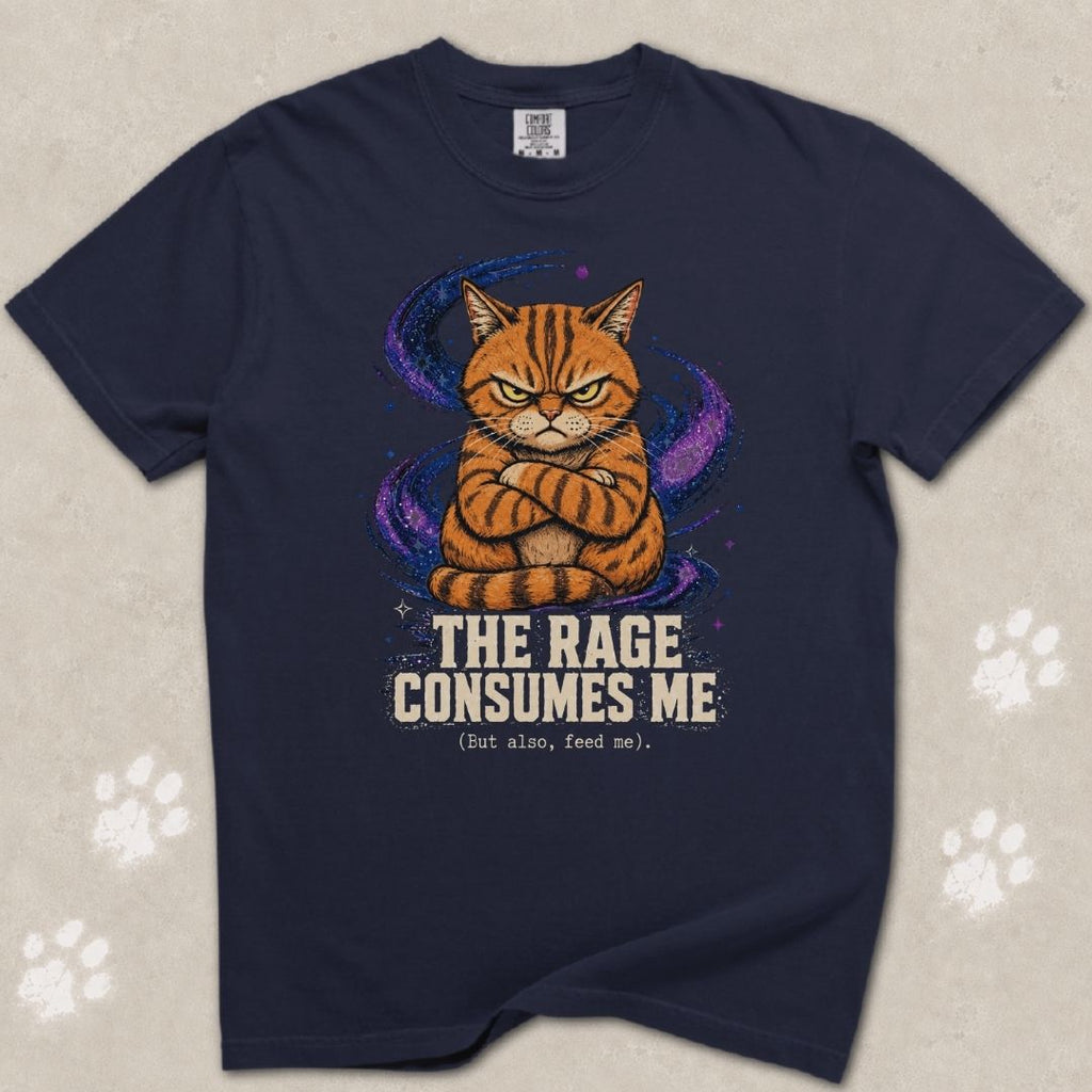 Rage Consumes Me Cat T-Shirt