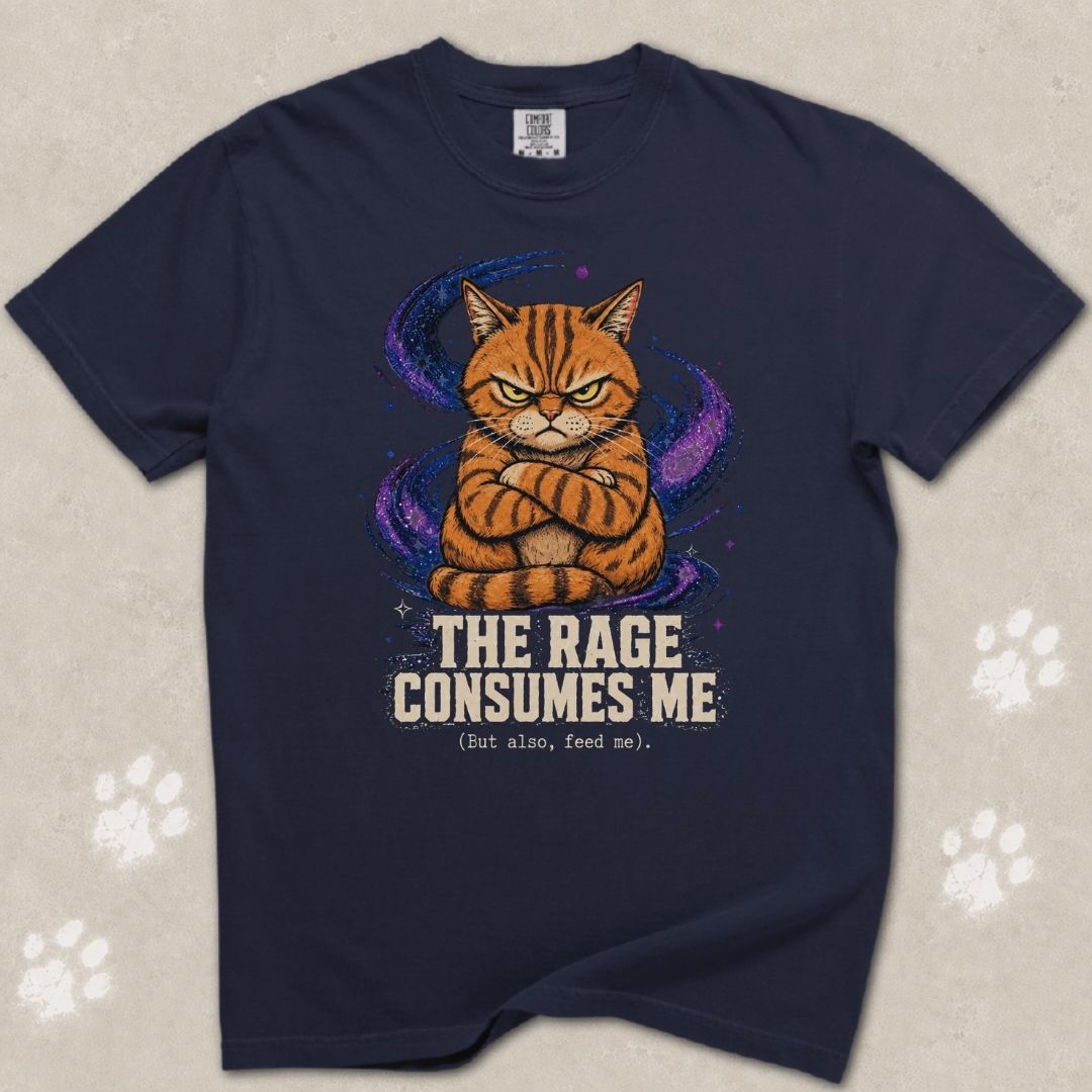 Rage Consumes Me Cat T-Shirt