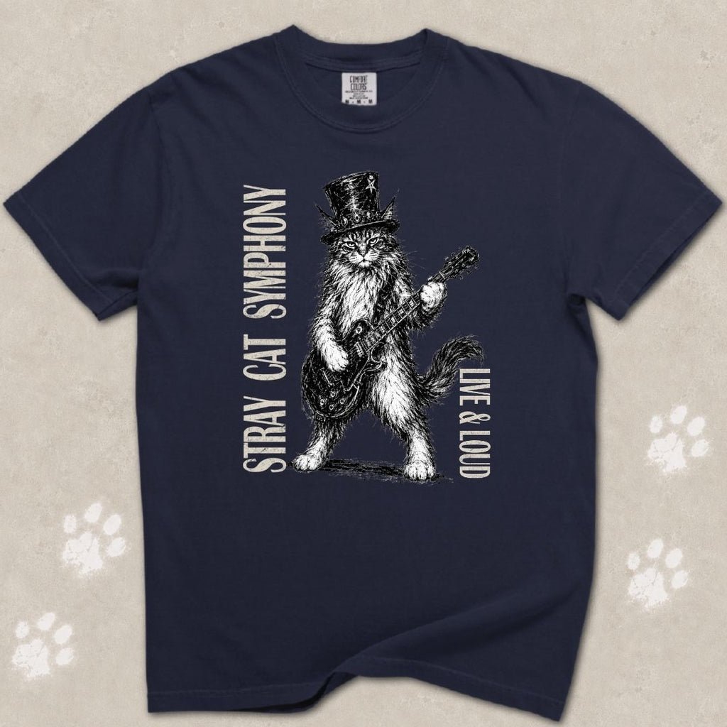 Stray Cat Symphony Cat T-Shirt