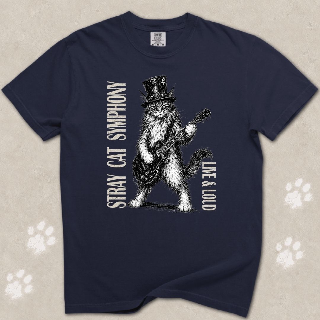 Stray Cat Symphony Cat T-Shirt