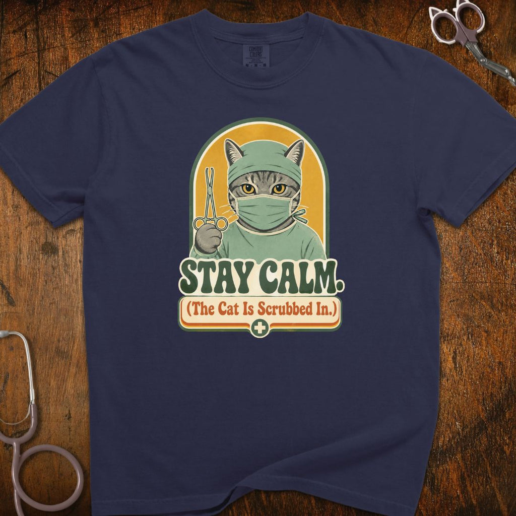 Stay Calm Cat T-Shirt