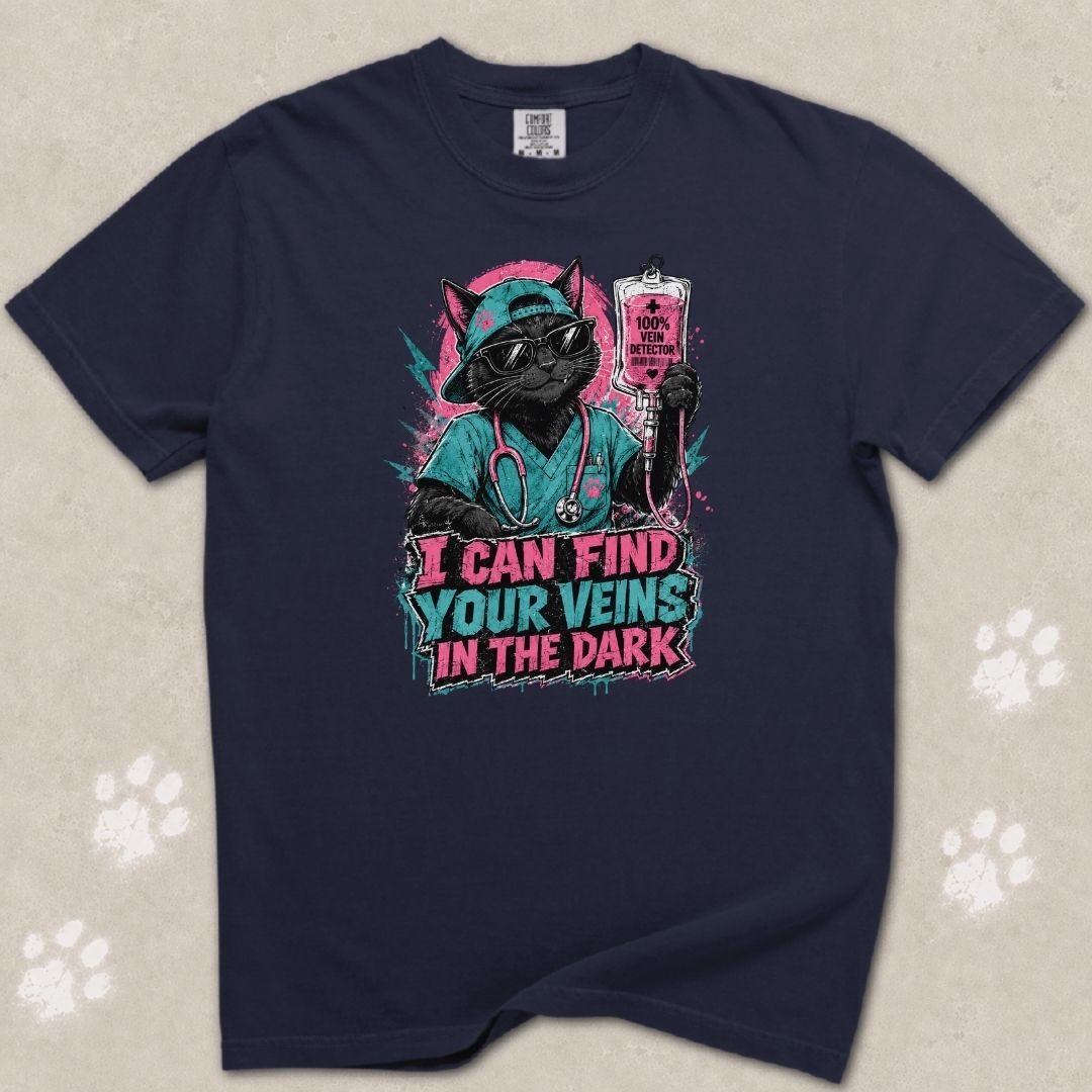 Phlebotomist Cat T-Shirt