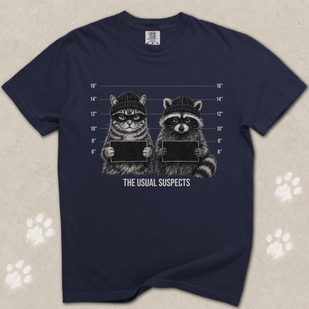 The Usual Suspects Cat T-Shirt
