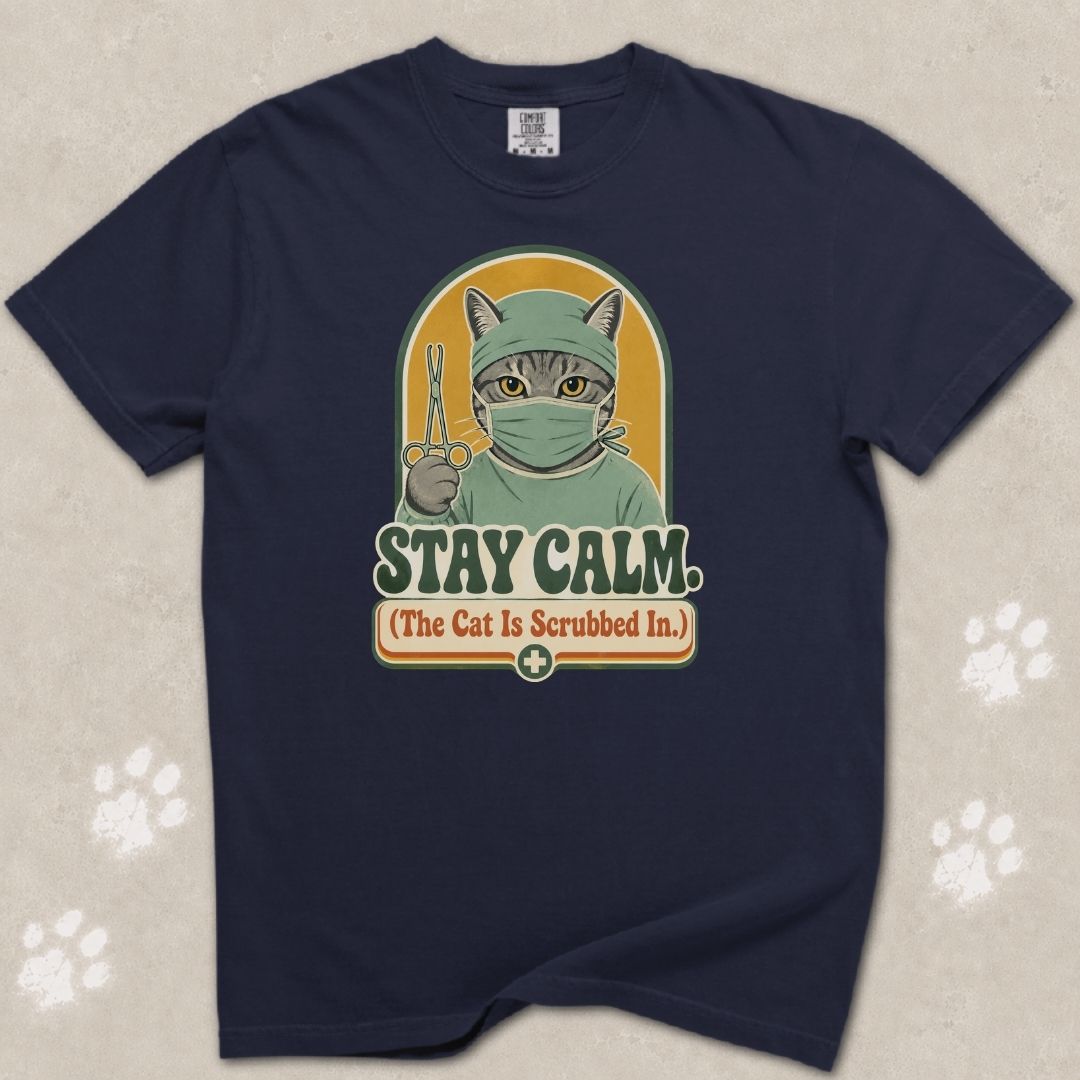 Stay Calm Cat T-Shirt