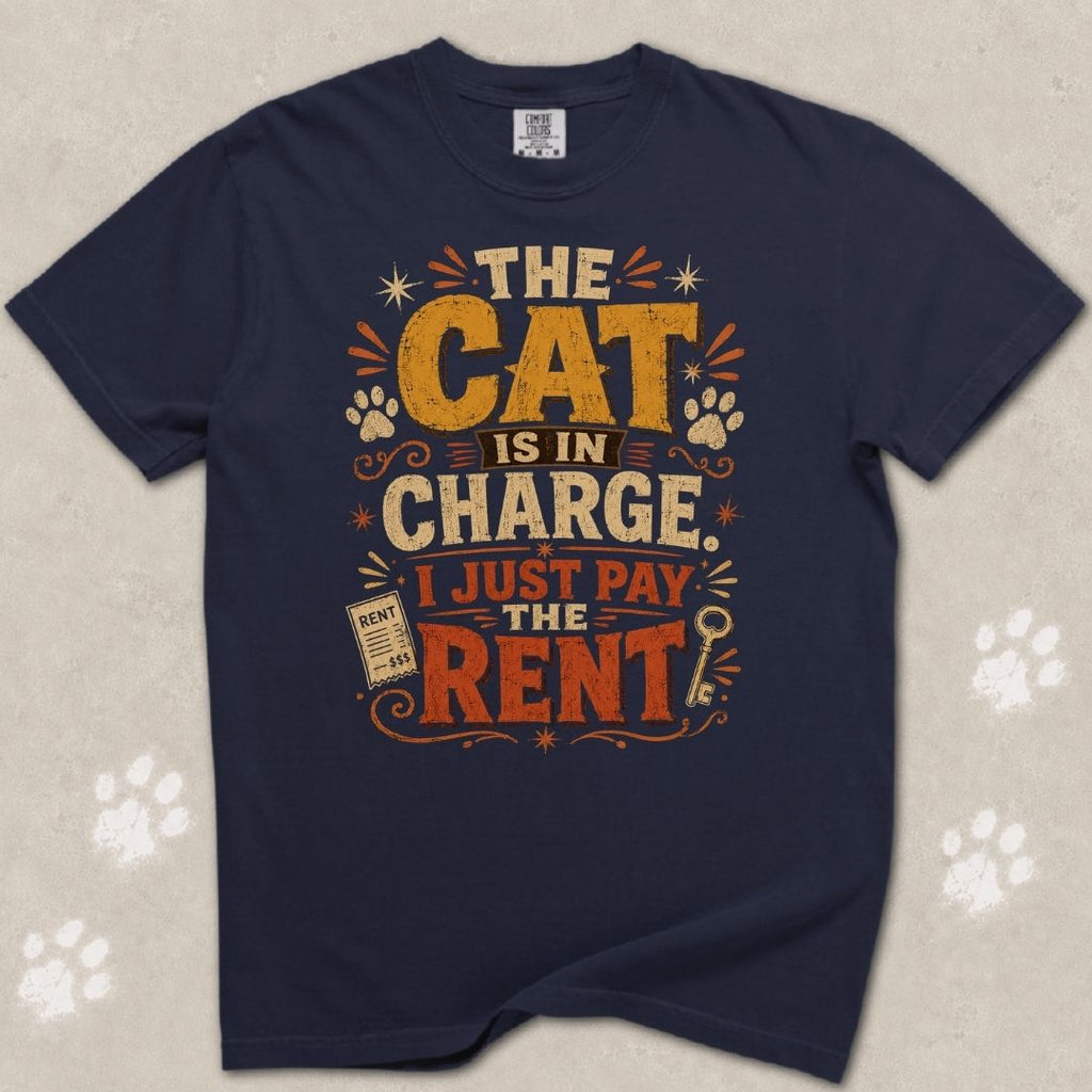 The Cat Is in Charge T-Shirt