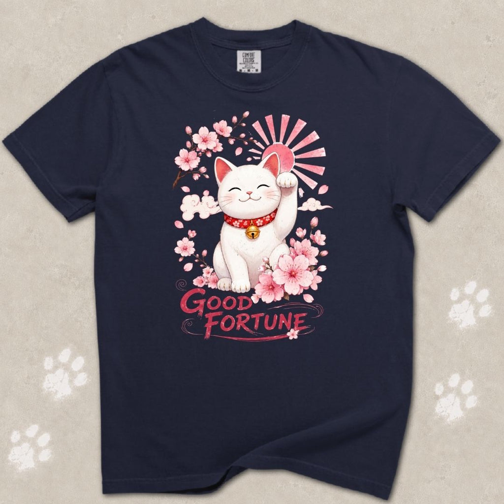 Good Fortune Cat T-Shirt