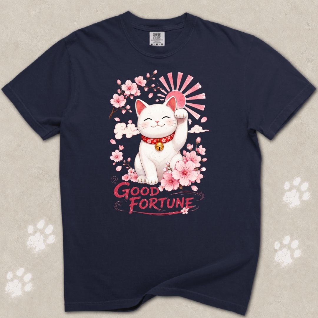 Good Fortune Cat T-Shirt