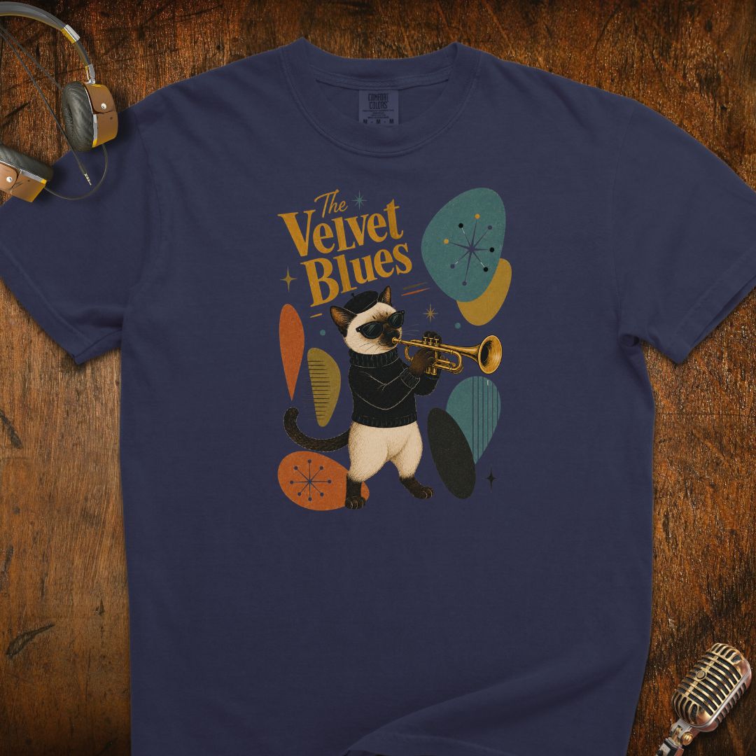 The Velvet Blues Cat T-Shirt