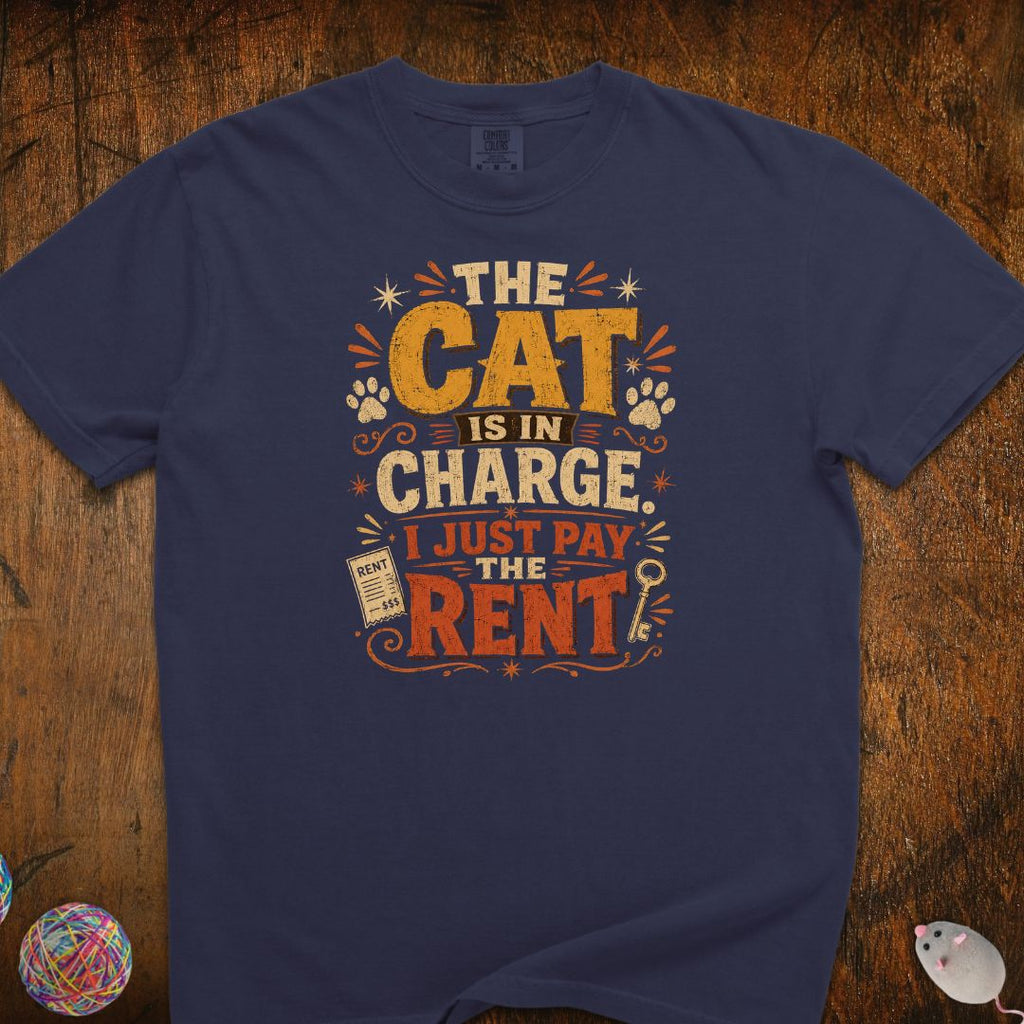 The Cat Is in Charge T-Shirt
